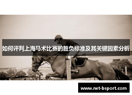 如何评判上海马术比赛的胜负标准及其关键因素分析 如何评判上海马术比赛的胜负标准及其关键因素分析