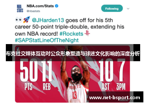 布克社交媒体互动对公众形象塑造与球迷文化影响的深度分析